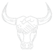 20250917 1831 bull handshake art remix 01k5c84wvsf7x9cgs58ahq3am3